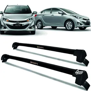 Rack Teto Aluminio Prime Hyundai HB20S 15/ 2019 Preto PR154