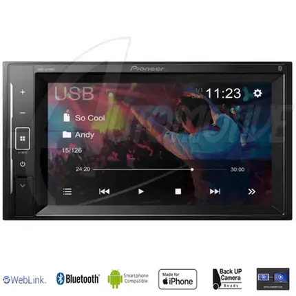 Multimidia Pioneer 6,2" Bluetooth USB SD CARD AUX DMH A248BT