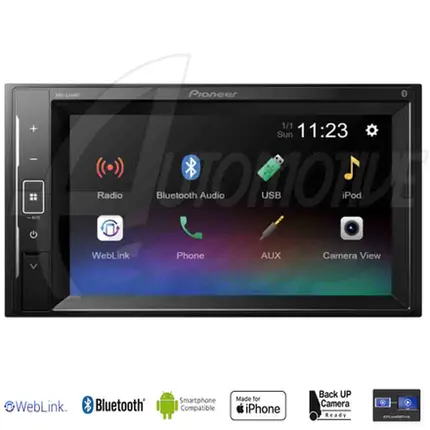 Multimidia Pioneer 6,2" Bluetooth USB SD CARD AUX DMH A248BT