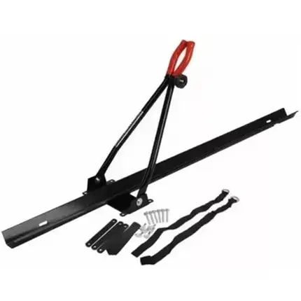 Transbike Suporte Bicicleta Teto Tipo Calha P/1 Bike Preto