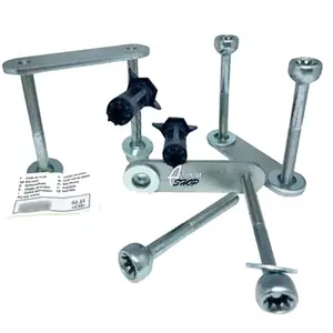 Kit Suporte Tipo U Transbike Farad Aluminio C Trava Segredo