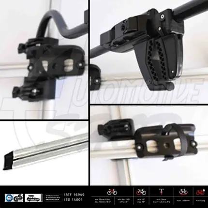 Suporte Bicicleta Transbike Farad Pesio Aluminio Engat Rapid