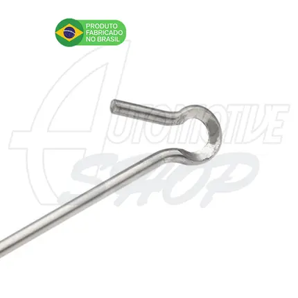 Antena Corta Pipa Moto Retrati Retrovisor Aço Inox Zincda M9/M1A