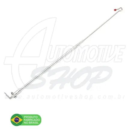 Antena Corta Pipa Moto Retrátil Retrovisor Aço Inox Prto M1A/M9