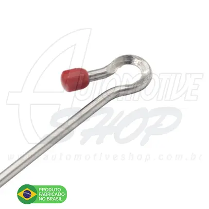 Antena Corta Pipa Moto Retrátil Retrovisor Aço Inox Prto M1A/M9