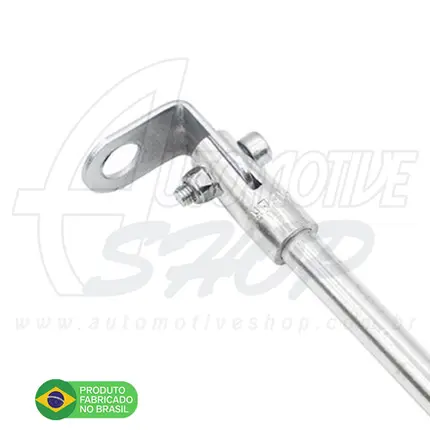 Antena Corta Pipa Moto Retrátil Retrovisor Aço Inox Prto M1A/M9
