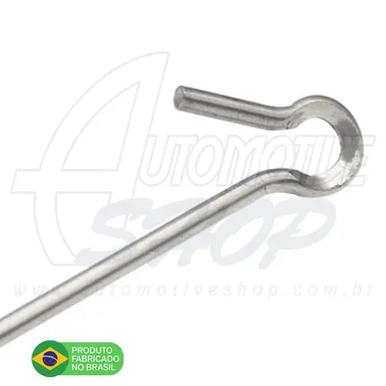Antena Corta Pipa Moto Retrátil Guidao Aço Inox Preto M11A