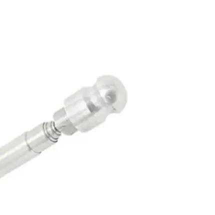 Antena Corta Pipa Moto Retrátil Guidao Aço Inox 7/8 Pta MF10