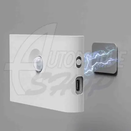 Luminaria LED Presença Sensor Crepuscular Night Recarregavel