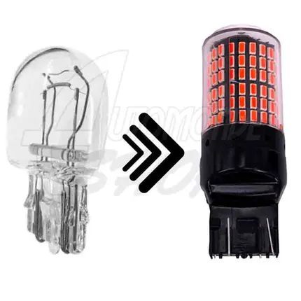 Lâmpada Pingo T20 W21/5W UM Polo 144 leds smd Laranja 360