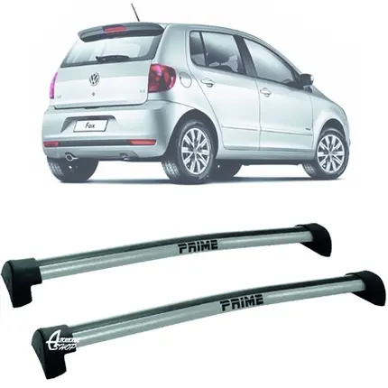 Rack Teto Aluminio Prime VW Fox 2003 até 2024 PTA PR025