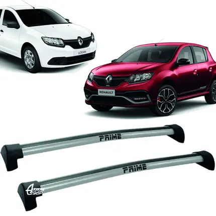 Rack Teto Aluminio Prime Renault Sandero 14 PTA PR044 Furar
