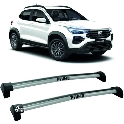 Rack Teto Aluminio Prime Fiat Pulse C/Long 21/25 Prata PR317