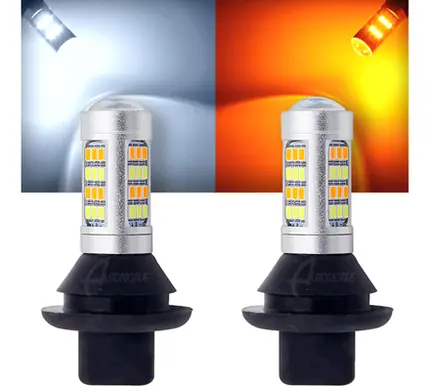 Kit DRL+Pisca 42 Leds Cambus Pino Desencontr 12v 1156 BAU15S