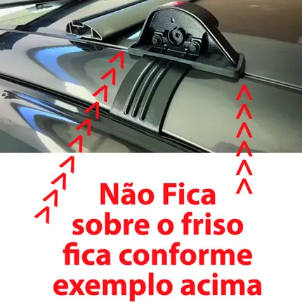 Rack Teto Aluminio Prime Honda Fit 2015 até 2023 Prata PR305