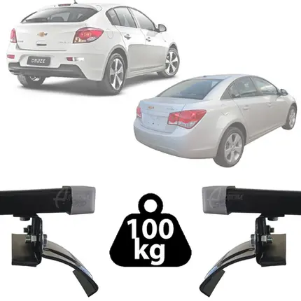 Rack Teto Resistent Sport GM Cruze Sedan Hatch 11 a 18 100kg 229