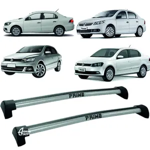 Rack Teto Aluminio Prime VW Voyage G5 G6 G7 G8 Prata PR021