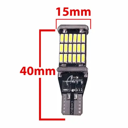 Lampada Pingo T15 W16W 45 Leds SMD TORRE Super Bco CAMBUS Un