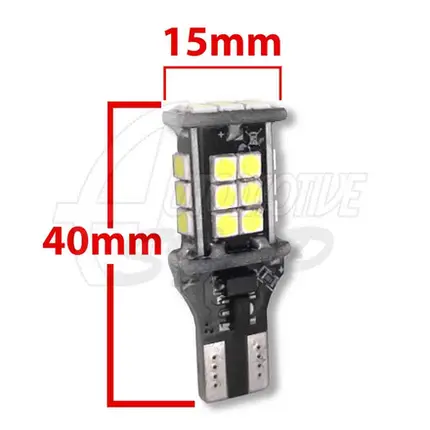 Lampada Pingo T15 W16W 24 Leds SMD TORRE Super Bco CAMBUS Un
