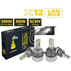 Kit Ultra Led Super Bco 6000K 300W 30 Mil Lum 12-24V H11/H8