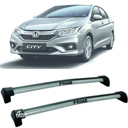 Rack Teto Aluminio Prime Honda New City 16 até 19 Prata PR329