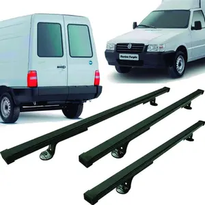 3x Rack Teto Roca Bagag Fiat Fiorino Furgão 05/ 13 187-3
