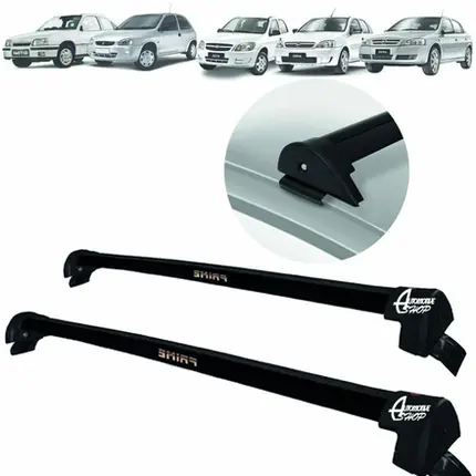 Rack Teto Aluminio Prime Corsa Celta Prisma Fiesta Pto PR122