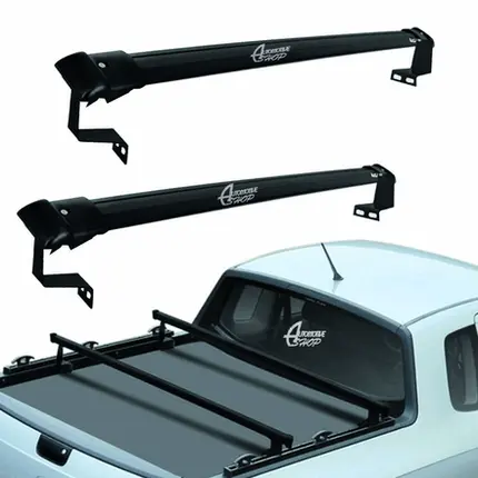 Rack Caçamba Aluminio Prime Fiat Strada 96 até 2014 Preto
