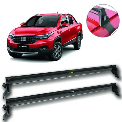 Rack de Teto Vhip Fix.Porta Fiat Strada 2022 ate 2025 C1076