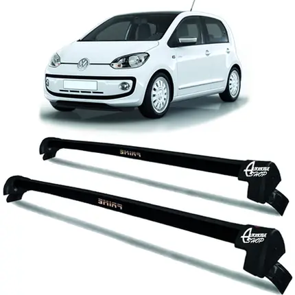 Rack Teto Aluminio Prime Volkswagen UP 13 23 Preto PR161