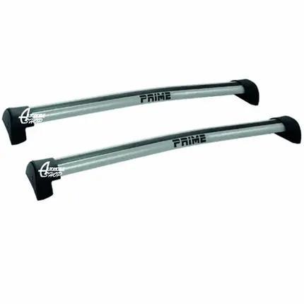 Rack Teto Aluminio Prime Fiat Uno 84 a 2014 2pts Prata PR002