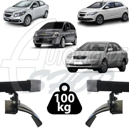 Rack Teto Resistent Sport GM Onix 2012 até 2018 230 100kg