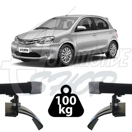 Rack Teto Resistent Sport Toyota Etios Hatch 4PTS 228 100kg