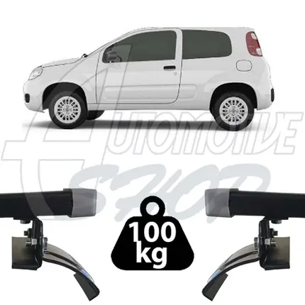 Rack Teto Resistent Sport Fiat Uno Vivace 2 PORTAS 227 100kg