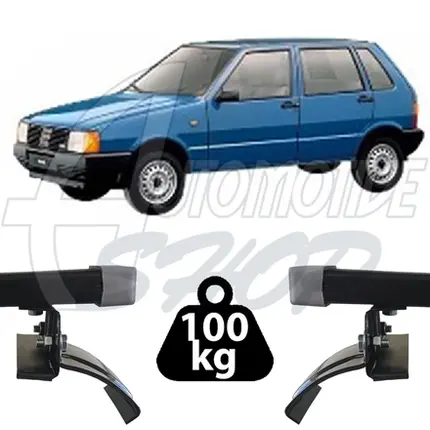 Rack Teto Resistent Sport Fiat Uno 84 até 2014 4pt 226 100kg