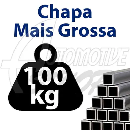 Rack Teto Resistent Sport Fiat Uno 84 até 2014 4pt 226 100kg