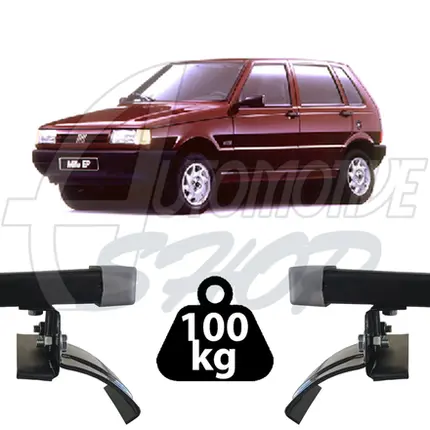 Rack Teto Resistent Sport Fiat Uno 84 até 2014 4pt 226 100kg