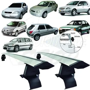 Rack de Teto Vhip Alum Calha Corsa Astra Kadett Fiesta 930AL