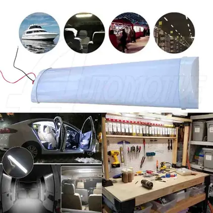 Luminaria Caminhão Boleia Baú Cozinha Quarto LED 12/24v UN