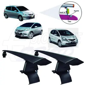 Rack de Teto Vhip Aluminio Honda Fit 03 até 2012 C.1010PTO