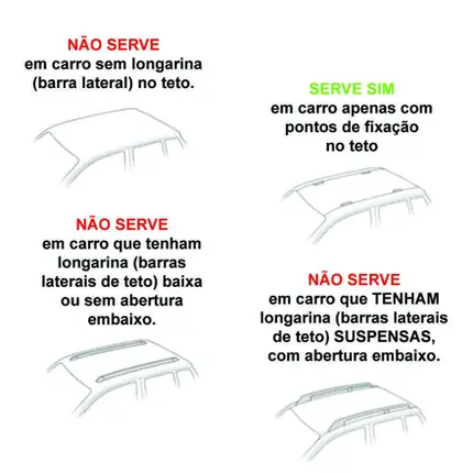 Rack Teto Roca Bagag VW Saveiro G8 Furgão 20 21 22 23 187