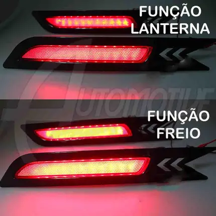 Kit Led Luz Neblina Defletor Traseiro Honda CRV 2010 11 PAR