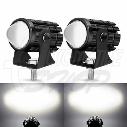 Farol Aux Milha Projector Moto Jeep Car Branco 10mil lumens