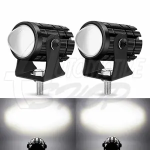 Farol Aux Milha Projector Moto Jeep Car Branco 10mil lumens