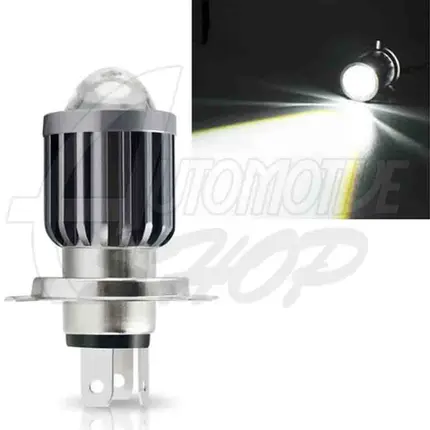 Lampada Led 12V 10 Mil L Super Bco H4 Projecto MOTO CARRO Un