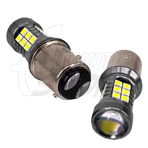 Lâmpada 1157 P21/5W Dois Polos 27 Leds Projector Branco Un