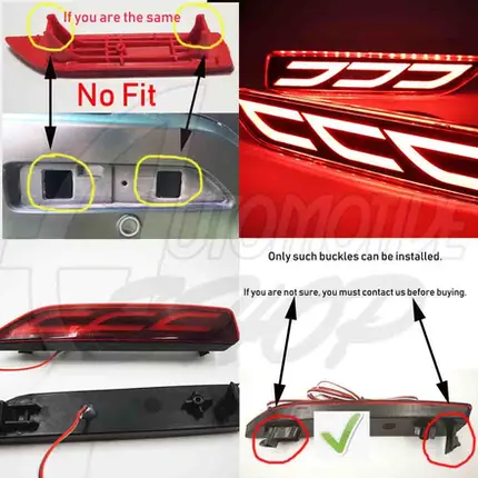 Kit Led Luz Neblina Defletor Traseiro Honda CRV 07 08 09 PAR