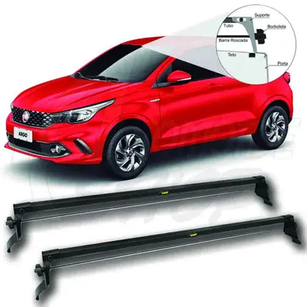 Rack de Teto Vhip Fix.Porta Fiat Argo/ Cronos Todos C.984