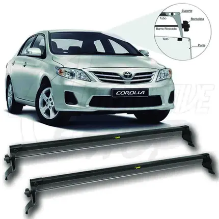 Rack de Teto Vhip Fix.Porta Toyota Corolla 2003 á 2008 C994