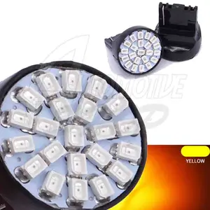 Lâmpada Pingo T20 Dois Polos de 22 Leds SMD Ambar Laranja Un